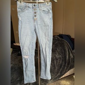 Just Black denim, light wash, size 26, only worn 3 times